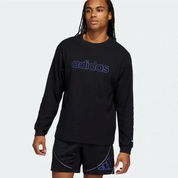 Adidas x Daniel Patrick Hoops Thermal Tee T shirt GU2294 Basketball small EUC - Picture 1 of 3